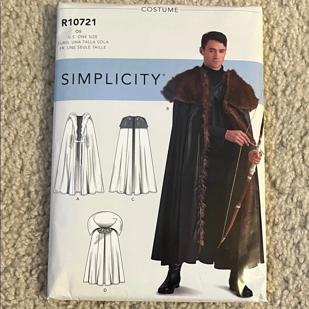Simplicity Renaissance Costume Collection - Green and Brown - Picture 10 of 10